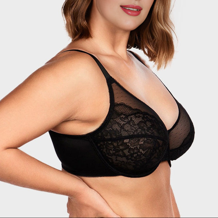🔥Buy 2 Get 1 Free🔥Full Coverage Lace Minimizer Bra - Petal
