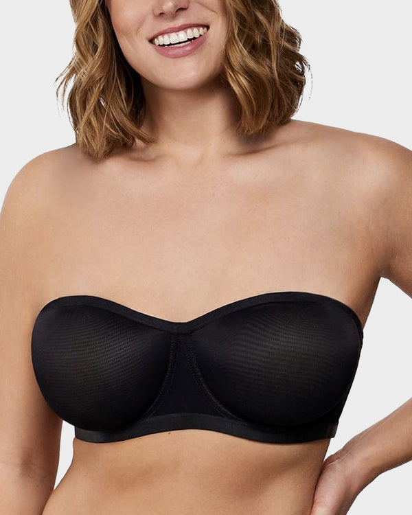🔥Buy 1 Get 2nd 50% Off🔥Strapless Mesh Underwire Balconette Bra