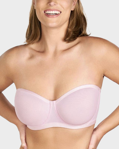 🔥Buy 1 Get 2nd 50% Off🔥Strapless Mesh Underwire Balconette Bra