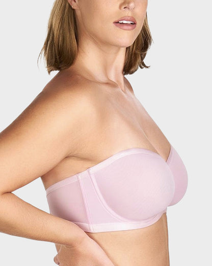 🔥Buy 1 Get 2nd 50% Off🔥Strapless Mesh Underwire Balconette Bra