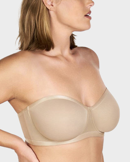 🔥Buy 1 Get 2nd 50% Off🔥Strapless Mesh Underwire Balconette Bra