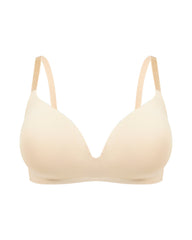 Seamless One-Piece Molded Wireless Bra