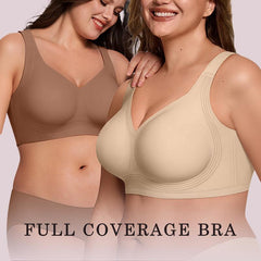 Wireless Full Coverage Bras No Underwire Comfortable Padded Bras