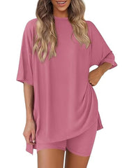 Oversized Womens 2 Piece Sets Summer Outfits 2025