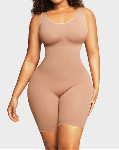 Seamless Sculpting Mid Thigh Bodysuit