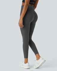 （2 Pack）High Waisted Butt Lifting Tummy Control Side Pocket Shaping Training Leggings